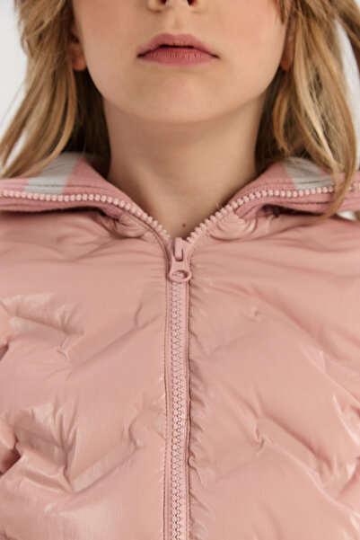Tyess Girl Pink Coat