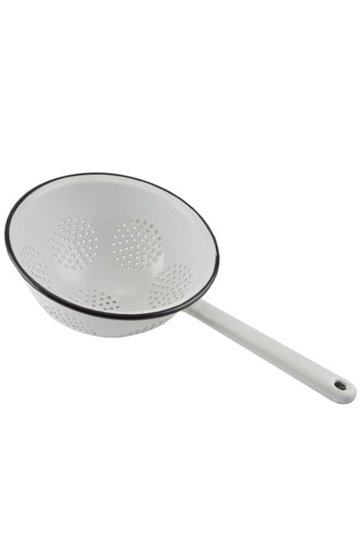 Perfect Home Enamelled pasta colander, 22 cm