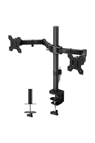 S-Line Sline M052 13-37'' Hareketli Çift Kollu Masa Üstü Monitör Standı