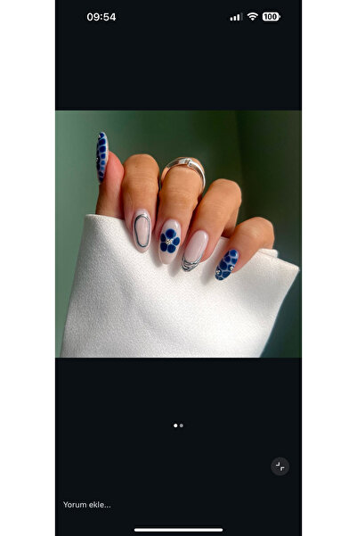 Violet nails Mavi tırnak