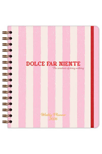 Matt Notebook 2026 Yılı Haftalık Kare Ajanda - 12 Aylık