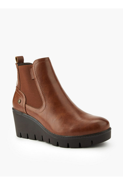 Celeste حذاء نسائي بكعب إسفيني يصل إلى الكاحل