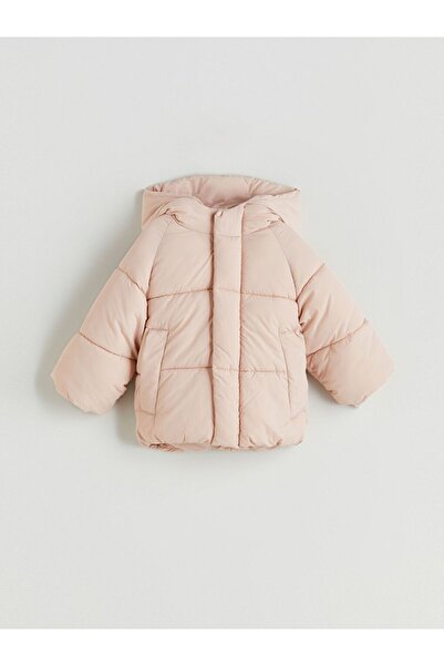 LC Waikiki Kanz Hooded Baby Girl Puffer Coat