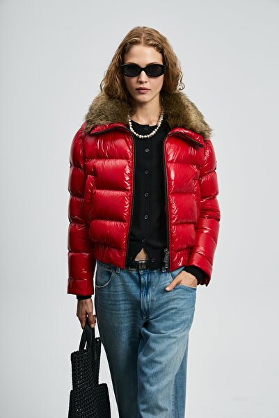 Lufian Daısy Kadın Şişme Mont 122120041,Siyah,36