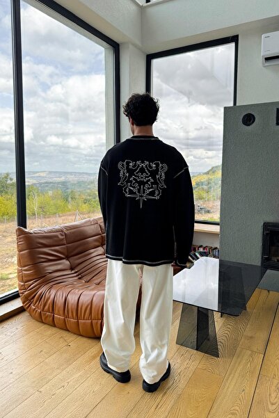 Flaw Wear Ραμμένο φούτερ oversized