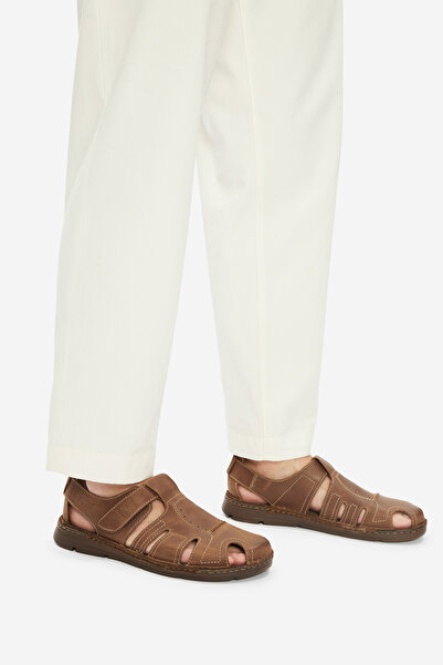 LASOCKI ανδρικό σανδάλι 5905588543596 Καφέ