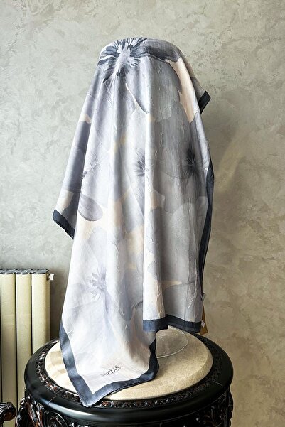 Sultan Eşarp Sultan Desenli Bambu Kraş Şal - Aylin Modeli - DK03-15