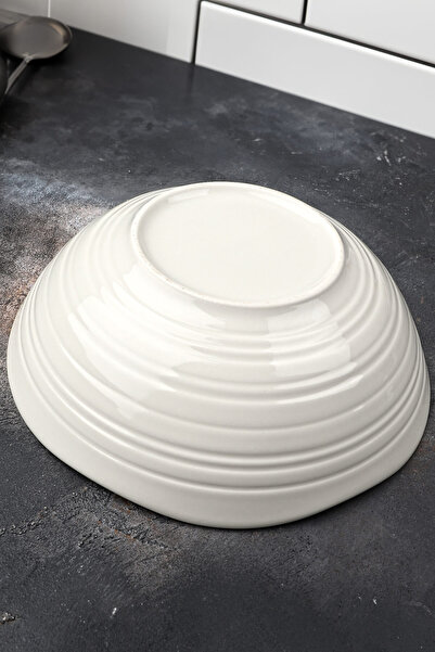 Bev Kitchen Seashell 20 Cm Yuvarlak Salata Kase Tek Kişilik Salata Kase