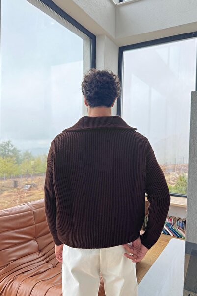 Flaw Wear Basic Zip Sweater