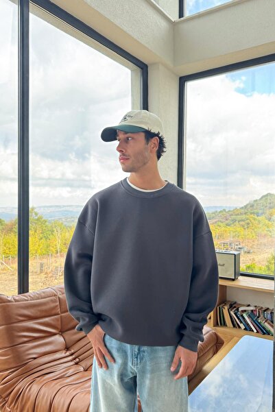 Flaw Wear basic guler rotund Swea tricou Afumat