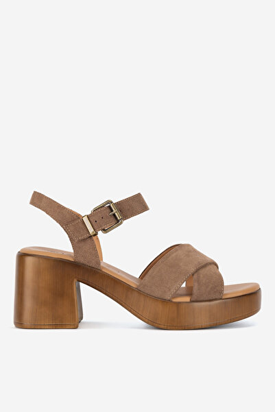 LASOCKI γυναικείο σανδάλι 5905588618782 Καφέ