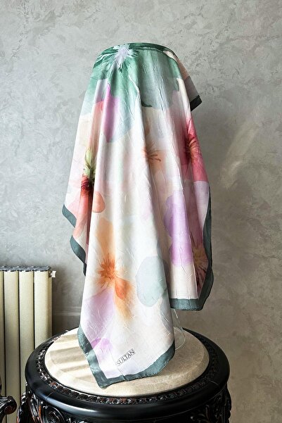 Sultan Eşarp Şal din bambus cu model Sultan - Model Aylin - DK03-14