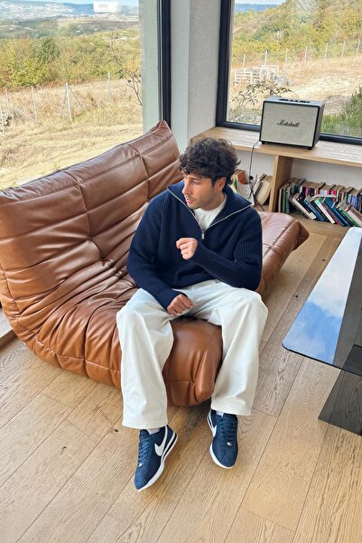 Flaw Wear Πλεκτό πουλόβερ με μισό φερμουάρ