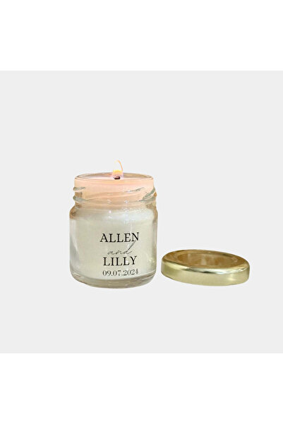 Ziani Cadouri de nuntă și botez, lumânare din sticlă