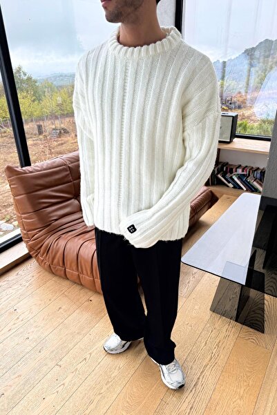 Flaw Wear Reverse Stitch Knitwear Sweater