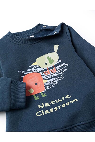 Ziddy SET HOODIE PANTS, DARK BLUE, 24/36M