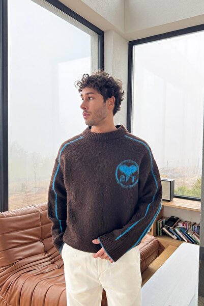 Flaw Wear 2ft Knitwear Sweater with Stripe Detail