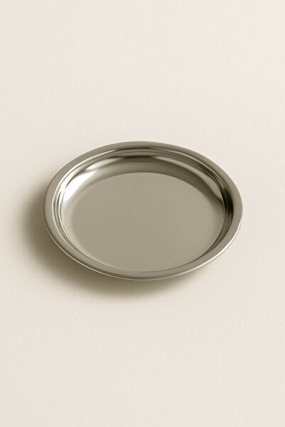 Anadolu Saray 1-Piece 11 cm Stainless Steel Appetizer and Serving Plate – Stylish Presentation and Durable Design