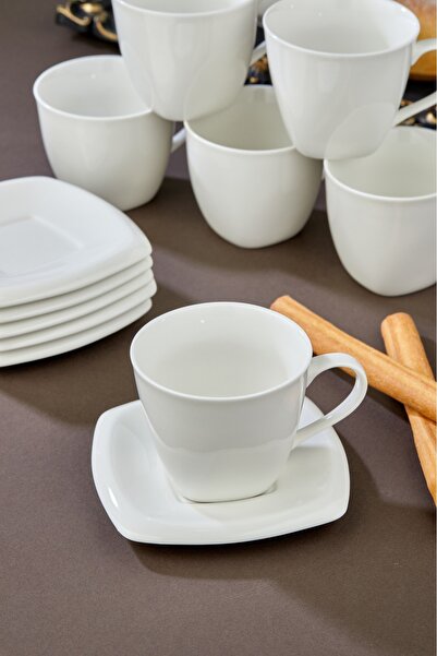 Cooker 6-Piece 220 ml Porcelain Cup Set | Stylish Boxed Gift Coffee Cup
