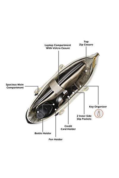 Lavie Luxe Women's Jerry25 Pro Large (Offwhite)