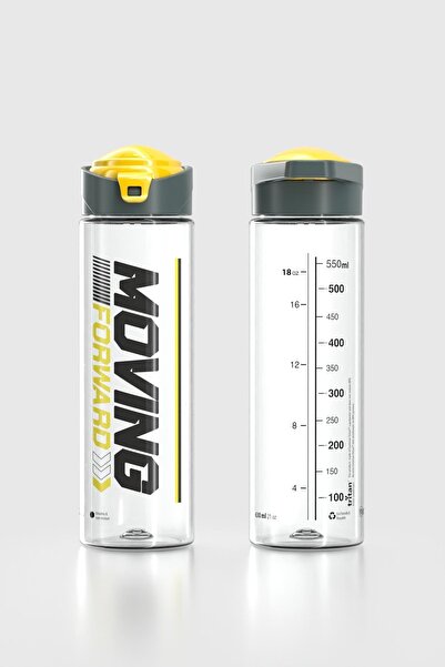 Renga Juno Moving Desen 630 ml Tritan Flask 912088 Smoked-Yellow