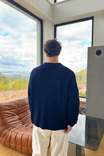 Flaw Wear Button Detail Oversize Knit Cardigan