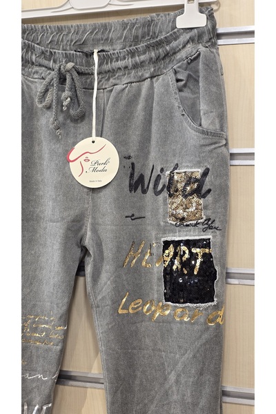 Park Moda Pants Lettering Pattern