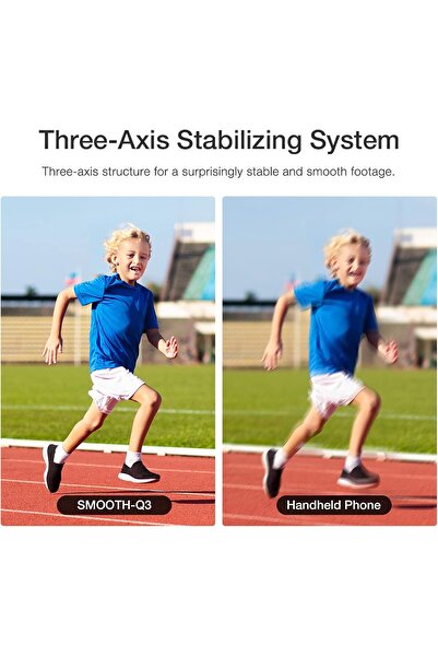 ZHIYUN Smooth Q3 Combo 3-Axis Foldable Smartphone Gimbal with 180° Rotatable Fill Light