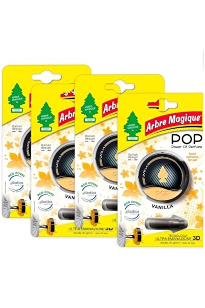 Arbre Magique Set de 4 odorizante auto cu vanilie 9,5 g