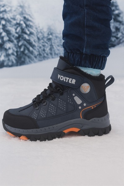 minibonito Cizme pentru exterior unisex pentru copii, cu blană în interior și...