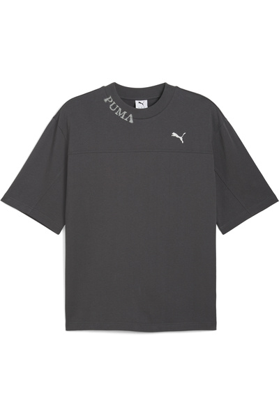 Puma Unisex μπλουζάκι με φαρδιά γραμμή και ξεβάμματα