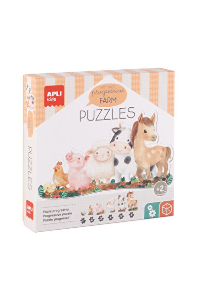 Apli Kids Primul meu puzzle progresiv APLI dinozauri, 15 piese mari