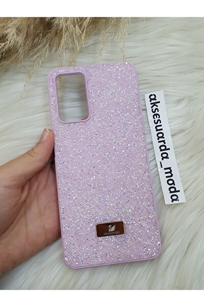 ZB Aksesuarda Moda OPPO A16 Uyumlu Lüks Swrovski Taşlı Kılıf