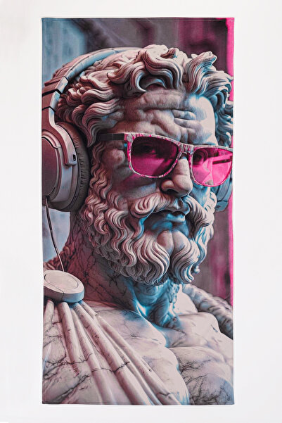 Mossyna Bamboo and Cotton Printed Beach Towel 75*150 cm