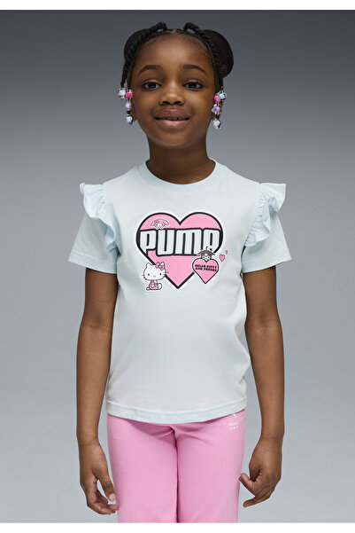 Puma Dětské tričko s volánky HELLO KITTY AND FRIENDS