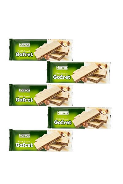 Harras Hazelnut Cream Wafer Crispy Snack 5 Pcs X 142 Gr