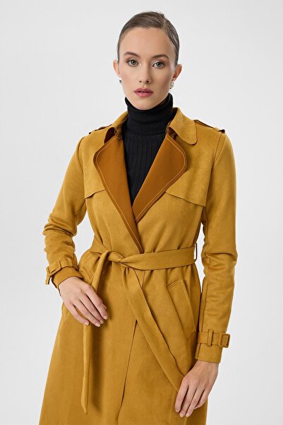 TIFFANY&TOMATO Süet Trençkot