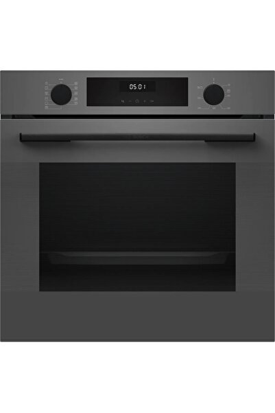 Bosch Gri 3 lü Ankastre Set (HUA717BN0T-POP7C9P30O-DWK64PJ70T) Buhar Destekli - Pişirme Matı ile
