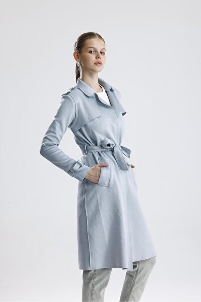 TIFFANY&TOMATO Süet Trençkot