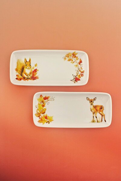 Bursa Porselen Dekor Fall'24 2-Piece Porcelain Presentation Plate