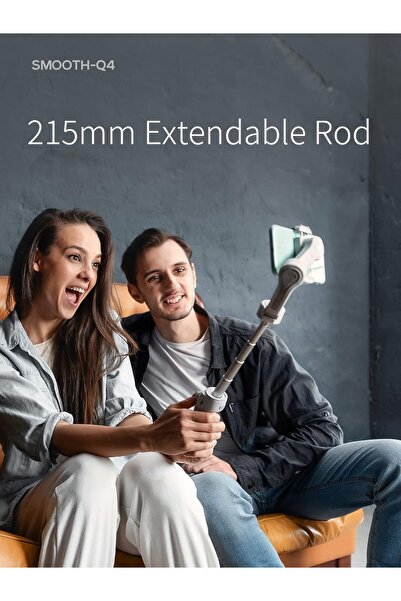 ZHIYUN Smooth Q4 3-Axis Smartphone Stabilizer (Foldable, Built-in Telescopic Handle, Tripod)