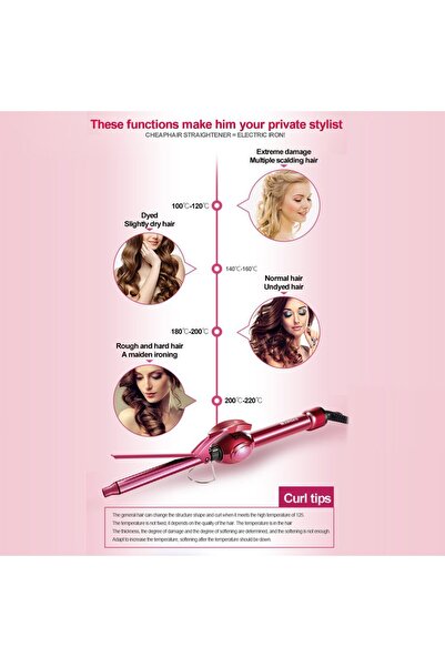 TotulPerfect Professional Hair Curler for Afro Curls 7mm Diameter Purple