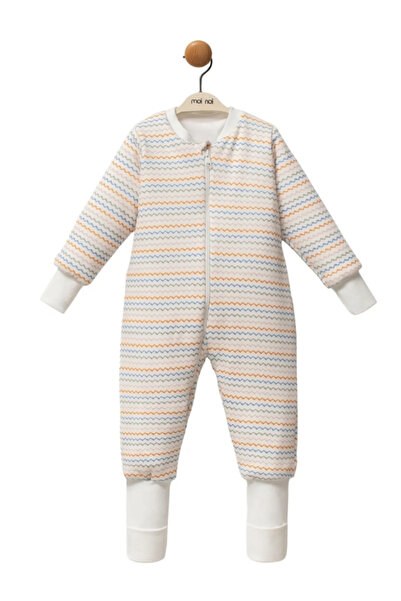 Moi Noi Fermuarlı Bisiklet Yaka Uyku Tulumu Çoraplı Patikli 2,5 Tog