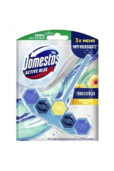 Domestos Odorizant pentru toaletă, Domestos, parfum tropical, 53g