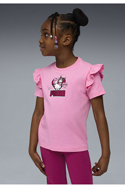 Puma x HELLO KITTY AND FRIENDS Παιδικό Μπλουζάκι με Βολάν