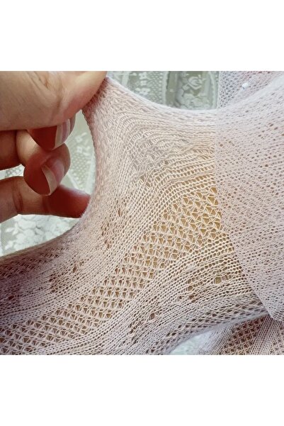 Accessories Hei Pink Sequin Bow Sequined Pearl Detailed Girls' Party Prom Fishnet Stockings