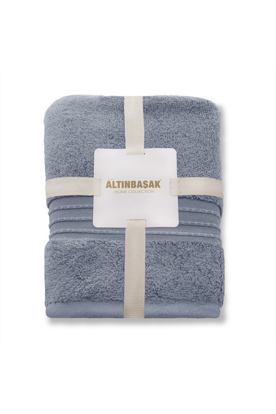 Altınbaşak Soft Microcotton Cotton 2-Piece Hand Towel Set 50 X 90 Indigo