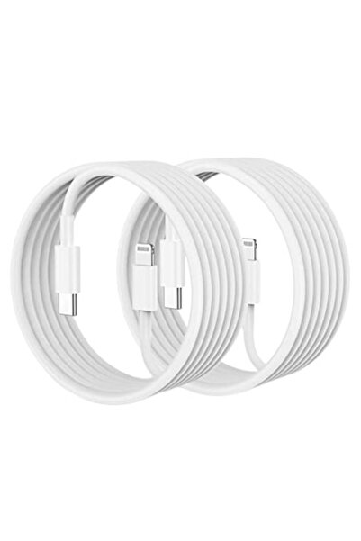 Stone Set de 2 cabluri de încărcare rapidă compatibile cu Apple iPhone și iPa...