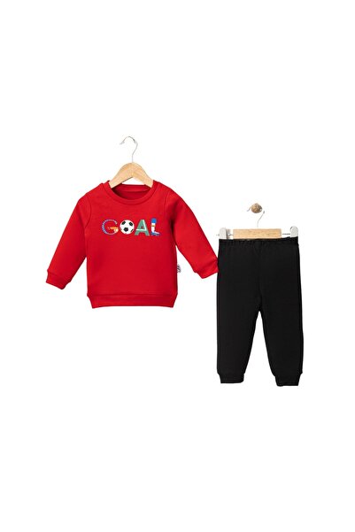 Atabay Kids Atabay 153-10-25 Baby Boy Suit Goal Printed 6/18 Months