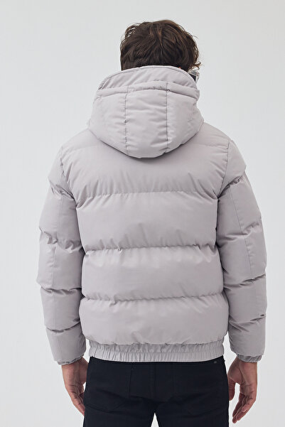 LEVEL HİGH Men's Streetwear Puffer Jacket